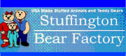 eshop at web store for Stuffed Animals Made in America at Stuffington Bear Factory in product category Toys & Games